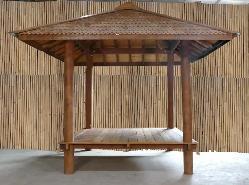 Product image 10 of the product “Gazebo 420x414x410cm Model1, with Bankirai Flooring ”